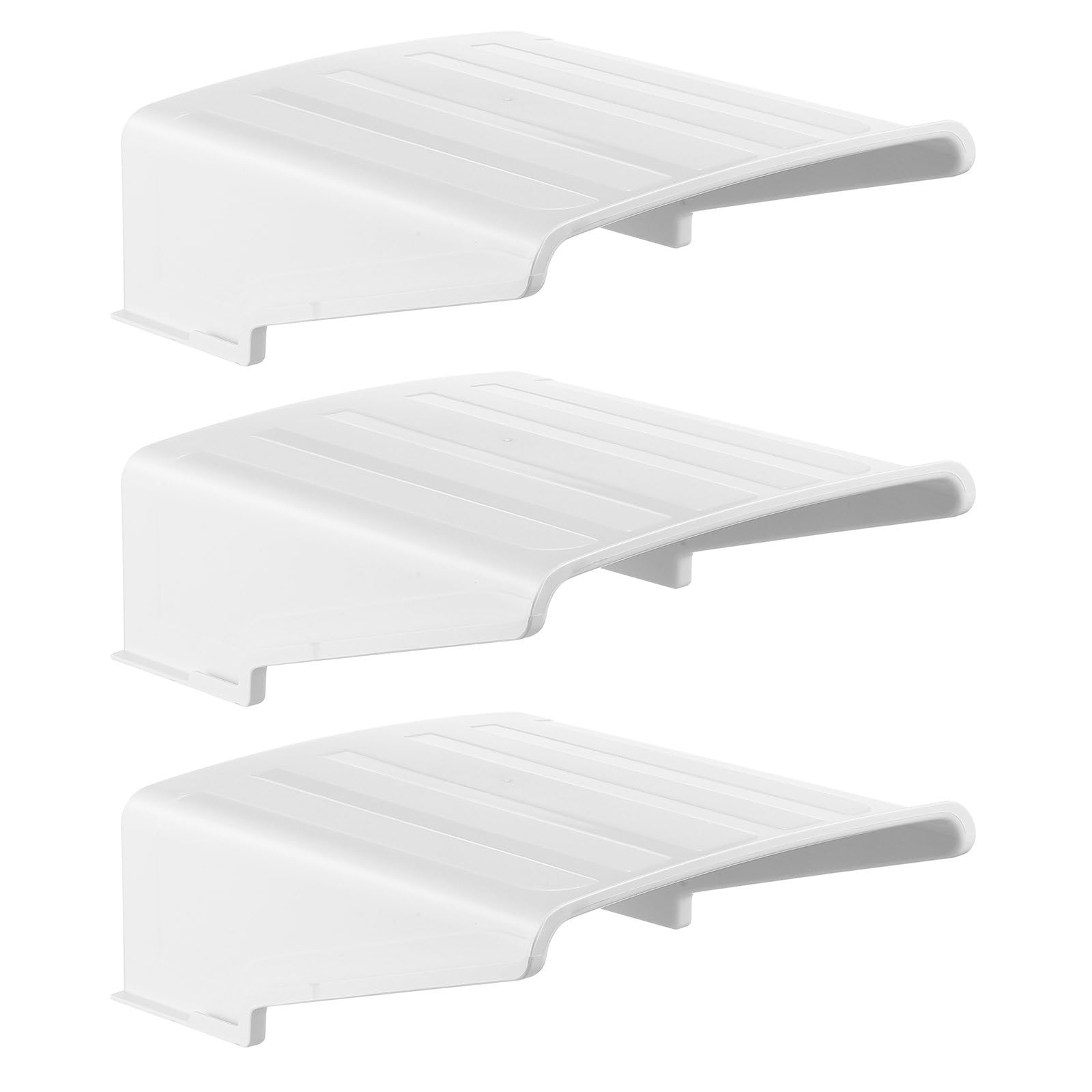 Gatuida 3 Unidades de Cubierta Protectora Universal para cámara de Exterior, Parasol, Impermeable, de plástico, para cámaras Tipo, Tipo y CCTV (Nest, Ring, Dome, Bullet).