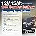 Impact Battery 2X 12V 15Ah Battery Upgrade – 24V Go Go Elite Traveler, Pride GoGo Mobility Scooter, and Electric Scooter Battery Replacement [Not for Elite Traveler Plus]