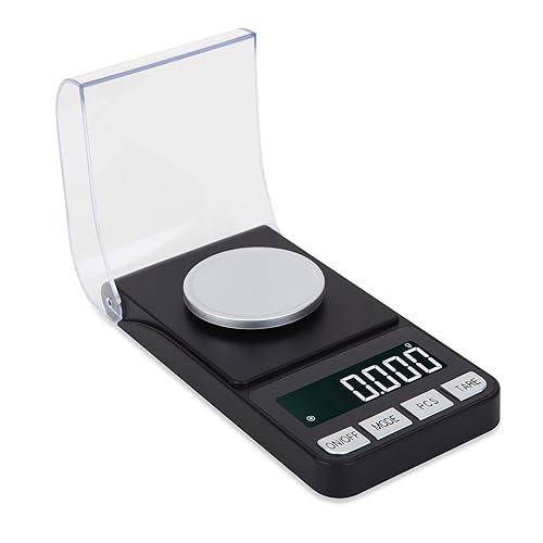 Báscula de bolsillo digital de 50 x 0001 para alimentos onzas y gramos pequeña escala de alimentos peso digital de gramos gramos para Jjeweling