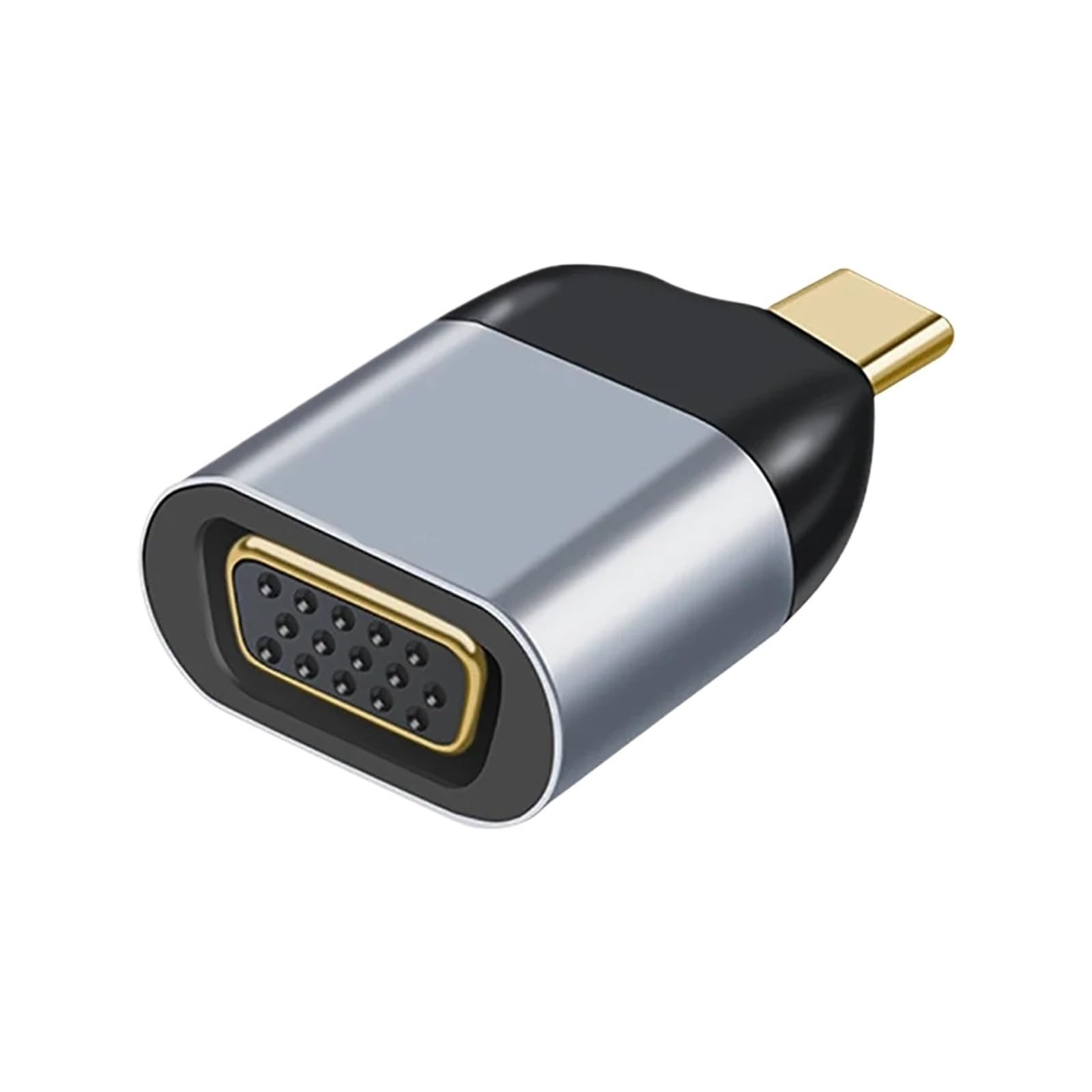 TY>pe C to USB Splitter to V/GA DP 4K 3 HDMI-Compatible Docking Station Adapter with PD100W Gen2 RJ45 Connector(Type-C to VGA)
