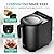 Luma Electric Kitchen Composter, 2.5L Capacity Odorless Countertop Compost Bin with Lid Clear-View Window, Smart Trash Can for Food Disposal, Turn Food Waste into Nutrient-Rich Plant Food