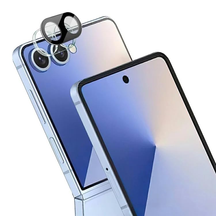 Image of Xmon Back Camera Lens Protector for Samsung Galaxy Z Filp 7 Premium Camera Glass Protector Guard, Anti-Scratch, Ultra-Clear, Easy Installation