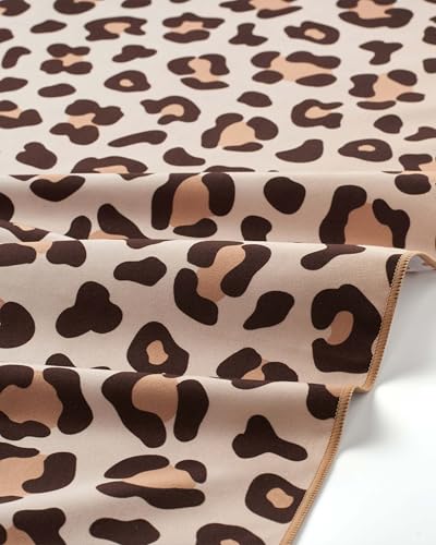 Fit-Flip Strandtuch XXL aus Mikrofaser - leicht und schnelltrocknend - 100% recyceltes Strandhandtuch - kompaktes Handtuch zum Baden - Badetuch (Leo 160x90cm)