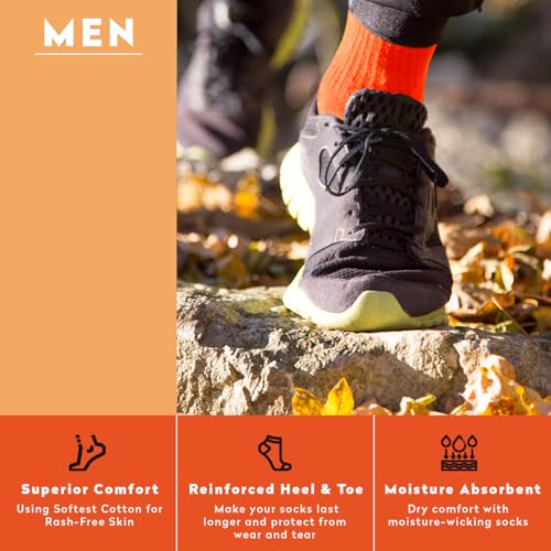 Image of Supersox Calf Length Sports Socks For Men Combo, Made With Durable Breathable Cotton, Anti Odour, Anti Bacterial, Anti Sweat, Moisture Aborbant with Thick Cushioned Bottom (Multicolor, Pack of 3)