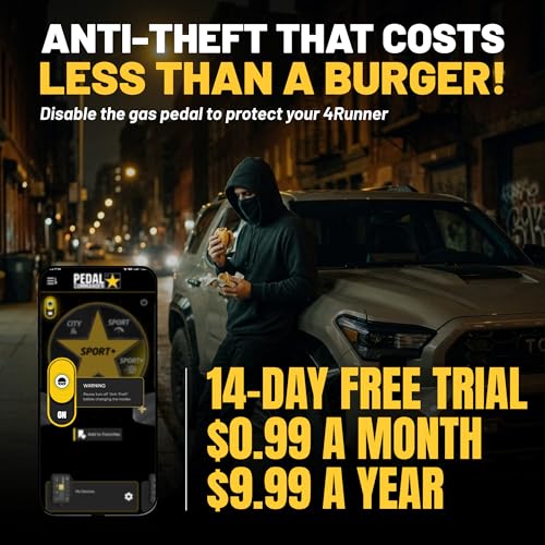 Image of PEDAL COMMANDER for Toyota 4Runner 2025-2026 (6th Gen N500) Throttle Response Controller - Plug-and-Play, 36 Settings 4 Modes, Anti-Theft, Wireless App - Off-Road TRD Pro Trailhunter Upgrade Parts