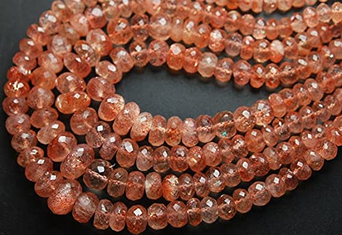 Pierre de soleil d'Oregon facettée haut de gamme pour création bijoux de luxe