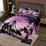 Taille : 1 couvre-lit (260x240 cm) et 2 taies d'oreiller (51x75 cm). Lavable en machine et séchable par culbutage à basse température pour un entretien facile. Ne pas blanchir.