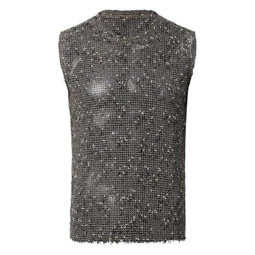 Camiseta sin mangas para hombre con malla transpirable de verano 3