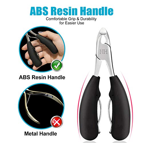 New Huing NAIL CLIPPERS SET BLACK Podiatrist Toenail Clippers thumb #2