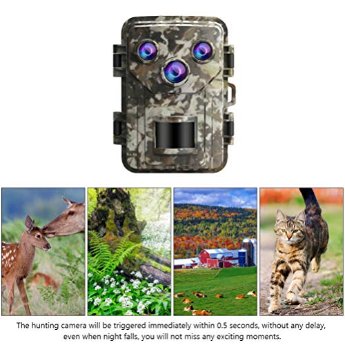 Yardwe Câmera de Trilha 6Mp 1080P Sensor Infravermelho à Prova D'água Câmera de Observação de Anima