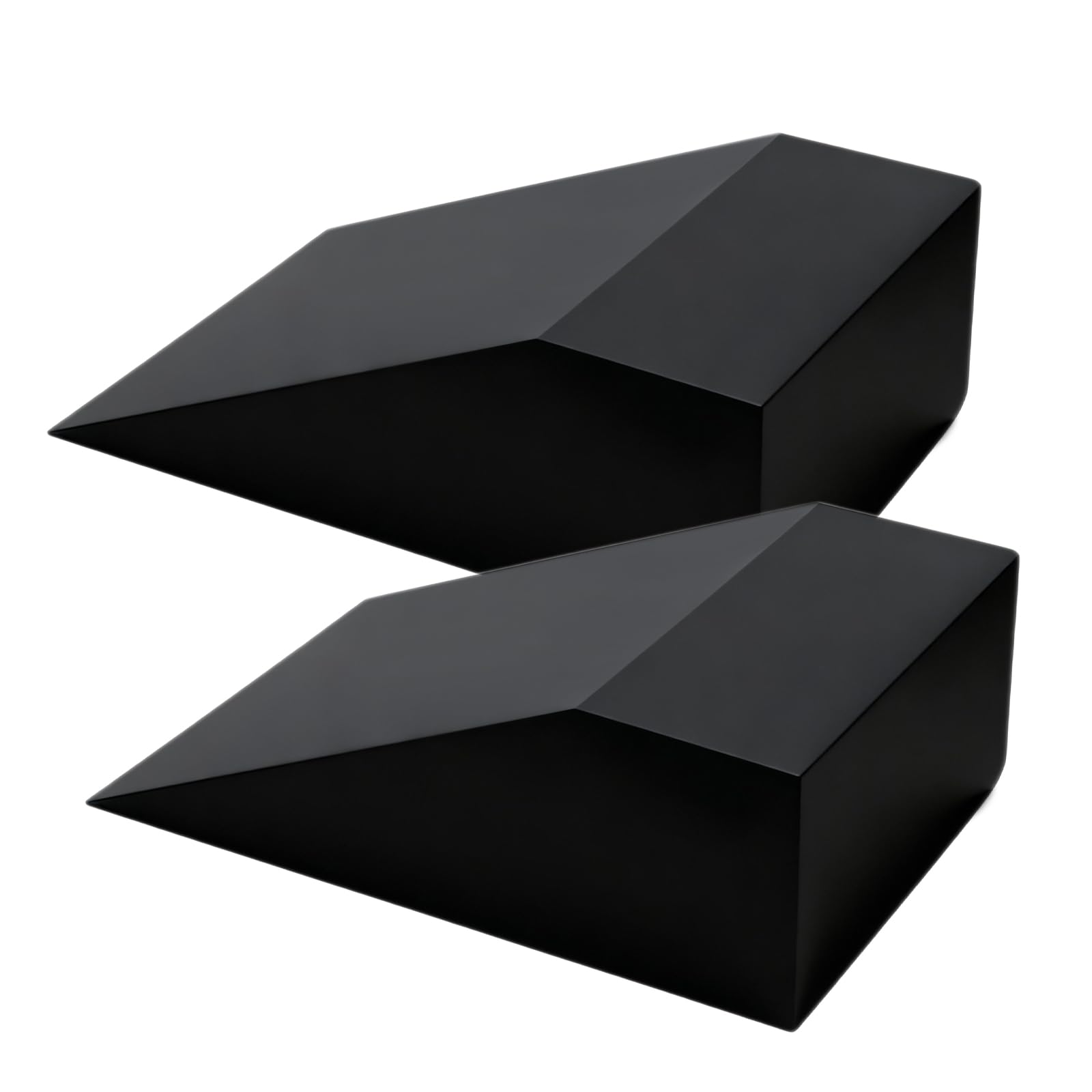 Squat Wedge Block Yoga Wedge Blocks 2 Pack, Yoga Foam Wedges Exercise Foot Wedges Block for Workout Heel Elevated Calf Stretcher Gymnastic(Black)-image-33