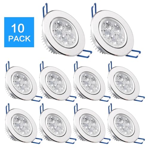 Focos LED empotrables para renovar techos viejos con luz brillante 3