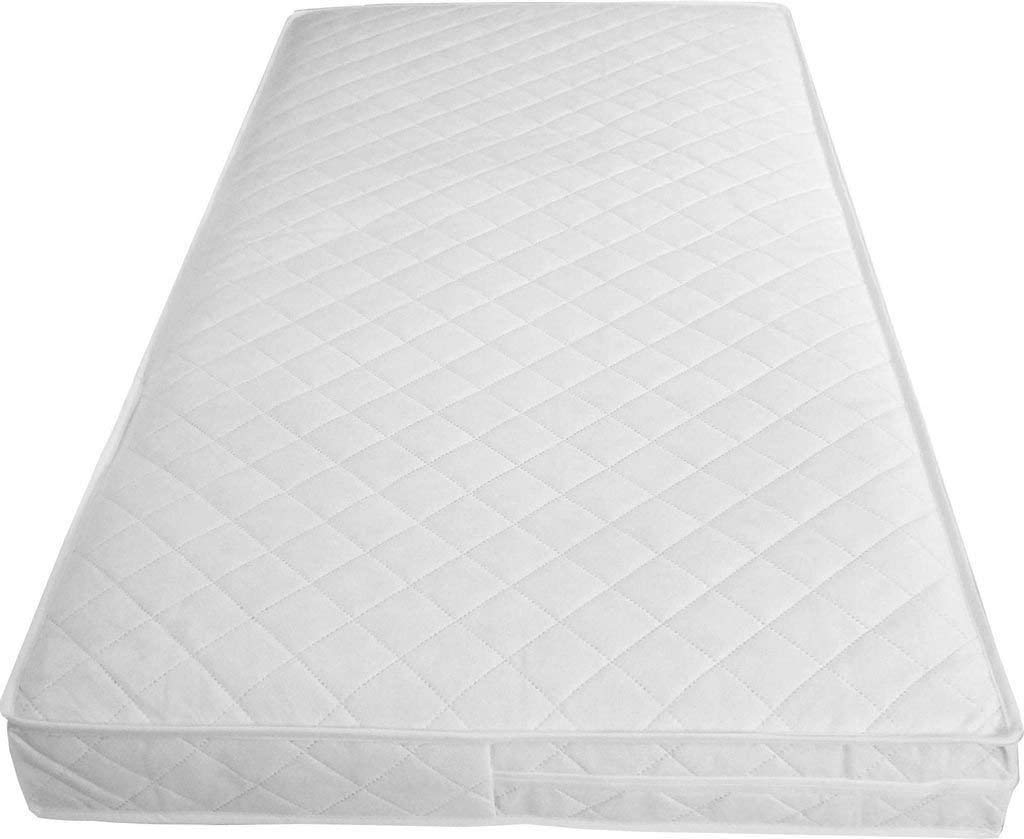 Baby Mattress Cot Crib Anti Allergy Breathable Quilted Fiber Size (89x43cm)