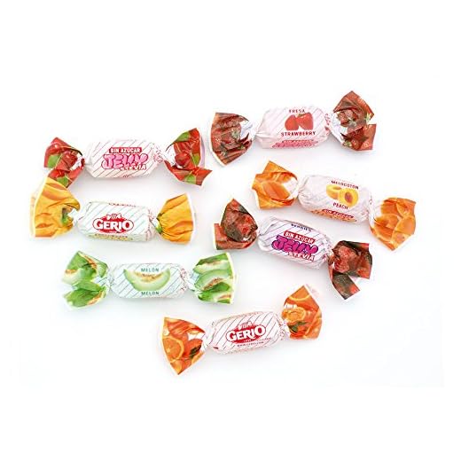 Gerio 39922 Caramelo DE Jelly con stevia 1kg.S/A, Plástico, Multicolor
