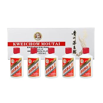 Amazon.co.jp: 貴州茅台酒 飛天 アルコール53度50ml*5（5本