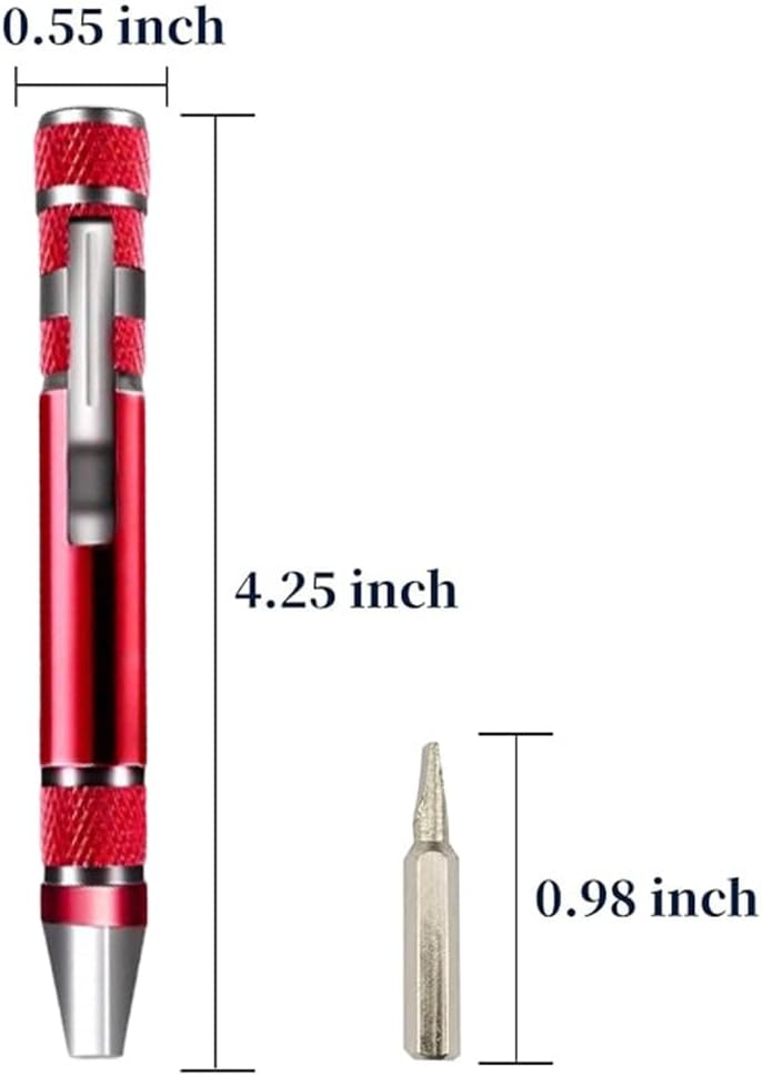 8 in 1 Screwdriver, Portable Multi-purpose Screwdriver set，Screw Driver Set Kit – Suitable for DIY and Professional Use