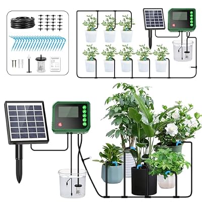 Lewisia Solar Automatic Drip Irrigation Kit with UK | Ubuy
