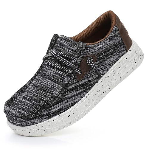 Felabo Boys & Girls Slip-On Loafers – Lightweight, Breathable & Comfortable Casual Shoes, Easy Wear (Toddler/Little Kid/Big Kid)