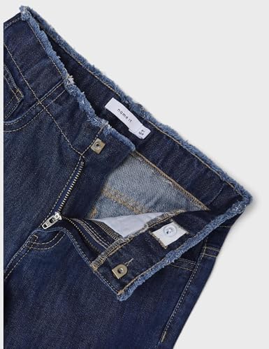 Vaqueros anchos niñas cómodos que evitan rozaduras NAME IT dark blue denim 3
