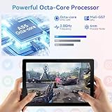 Ainmel 10 inch Tablet, (Upgrade) Tablets Android 15 20GB RAM 64GB ROM,1TB TF Card Expand, 1280 * 800 Full HD Tablet with Octa-Core Processor, 5000mAh Battery, 8MP & 5MP Dual Camera Face ID (Black) - Image 4