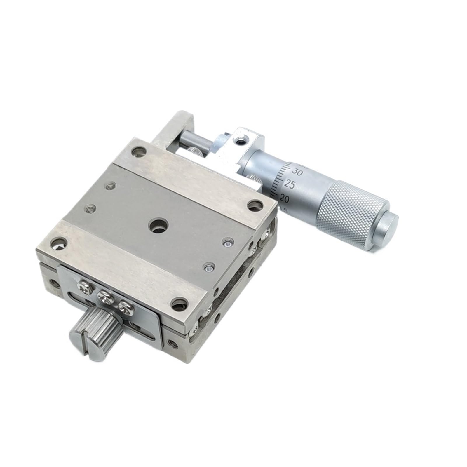 MYXJGNAIY 60 * 60mm Stainless Steel Sliding Table Manual Displacement Platform Linear Stage(LBX60-R)
