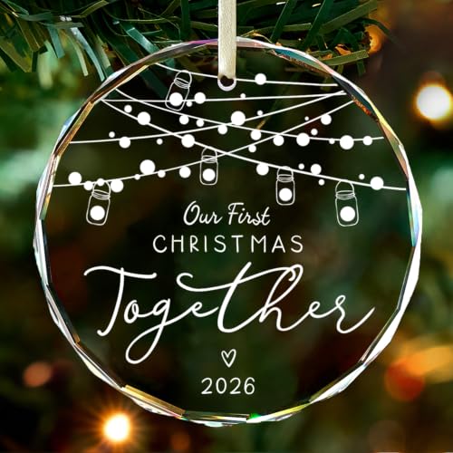 Image of Our First Christmas Together Ornaments 2026 Gifts for Couple Him Her