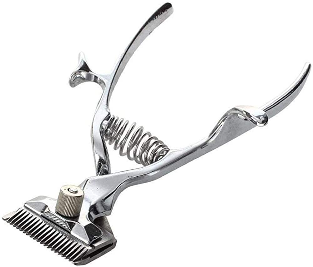 Amazon.co.jp: 伝統的な理髪ツール、歯の細かい手バリカン手動バリカン