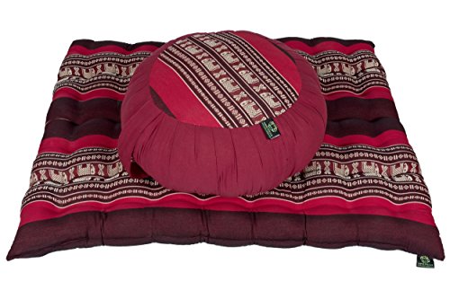 Set de meditación con relleno de Kapok compuesto por un cojín de med
