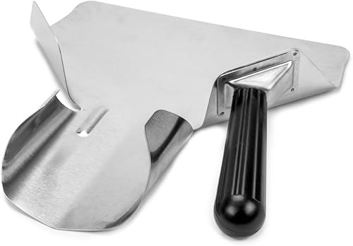 Miniatura 7 de Popcorn Speed Scoop - Cuchara perforada de acero inoxidable de llenado rápido para bolsas, cubos y cajas, elimina los granos sin reventar,