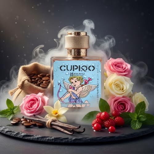 Image of Yamu Cupido Eau De Parfum for Men & Women | Long Lasting Luxury Romantic Fragrance | Premium Perfume Spray, Citrus Musk Scent, 50 mL
