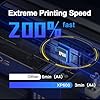 DXZ Upgraded A4 DTF Printer with Film Cutter-XP600 Doubled Printing Speed Compared to L1800 and L805,Built-in White Stirring System for DIY T-Shirt,2-Year Ink Included (Printer+Oven+Ink)