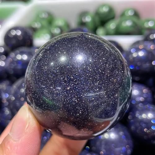 Cuarzo azul arena mdbjtcyzn el regalo ideal de cristal natural en esfera 4