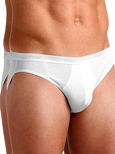 Basic come doppio misto Sloggi Men Basic Mini Brief Boxer, Bianco(White), XL Uomo