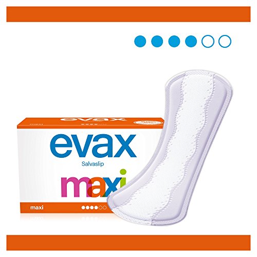 Miniatura 6 de Evax Salvaslip Maxi, 40 Unidades, Siéntete Fresca y Limpia Durante Todo el Día (Paquete de 2)