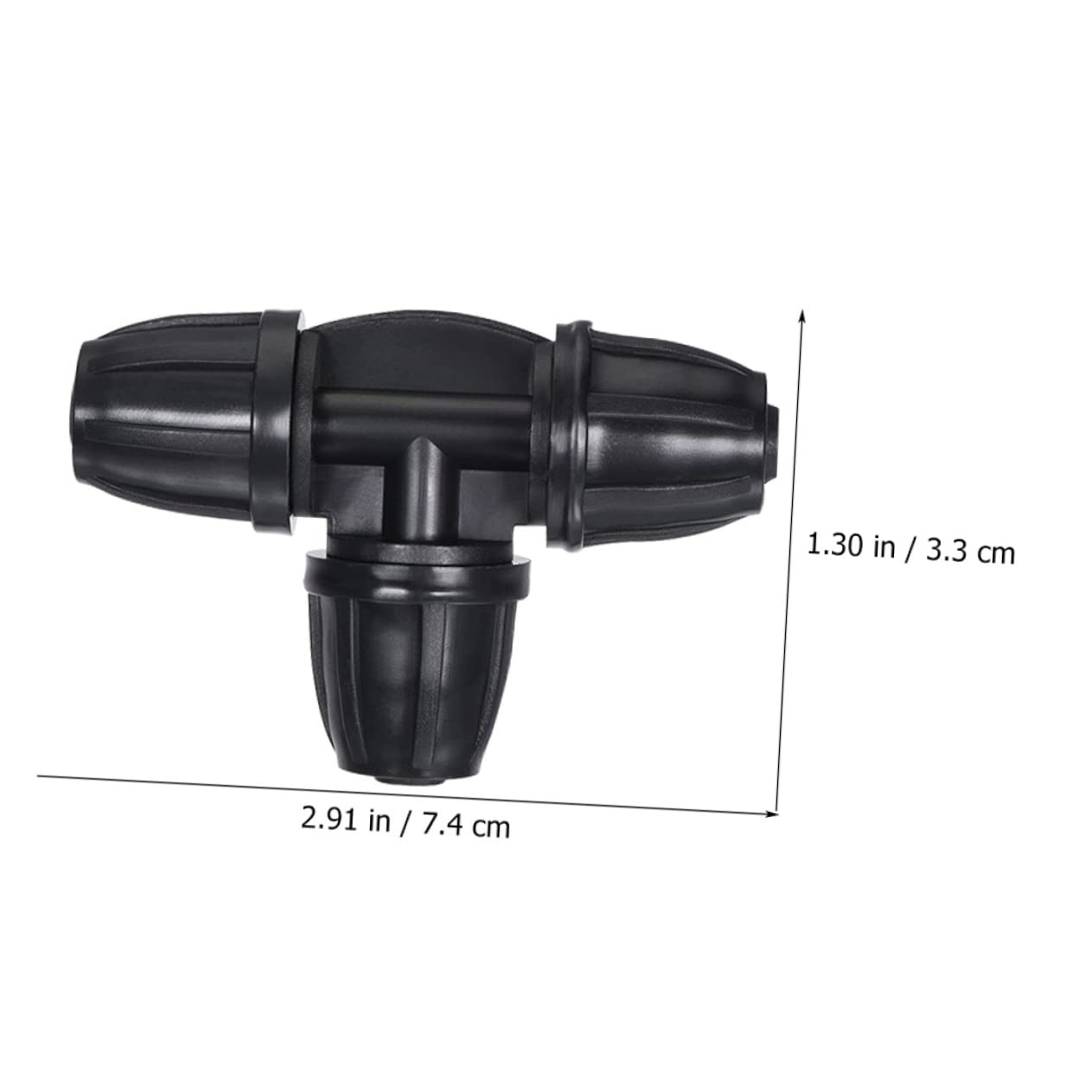 Conector de manguera, 60 piezas de riego por goteo Junta en T Accesorios de riego por goteo Manguera Boquilla de goteo Kit de riego por goteo Accesorio de riego por goteo