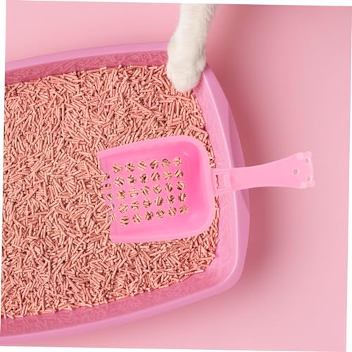 Milisten 1 Conjunto Conjunto espátula gato peneira para areia gato com suporte ferramenta para limpa