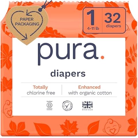 Pura Size 1 Eco-Friendly Diapers Cover