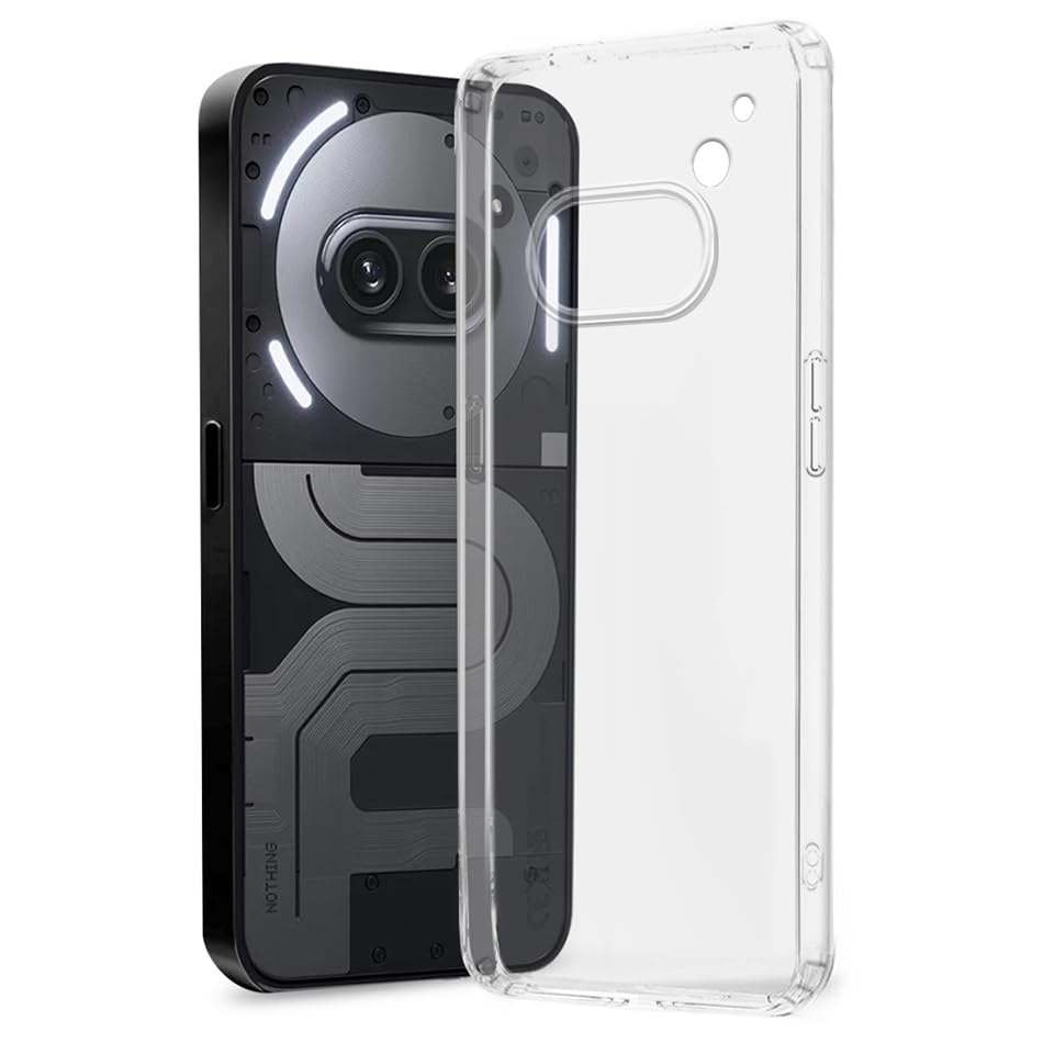 Fashionury Crystal Clear Back Case Cover for Nothing Phone 2a Plus 5G / Nothing Phone 2a | Camera Protection Bump | Bumper Case for Nothing Phone 2a Plus 5G / Nothing Phone 2a (TPU, Transparent) (B0CYPMV31C) Amazon Price History, Amazon Price Tracker
