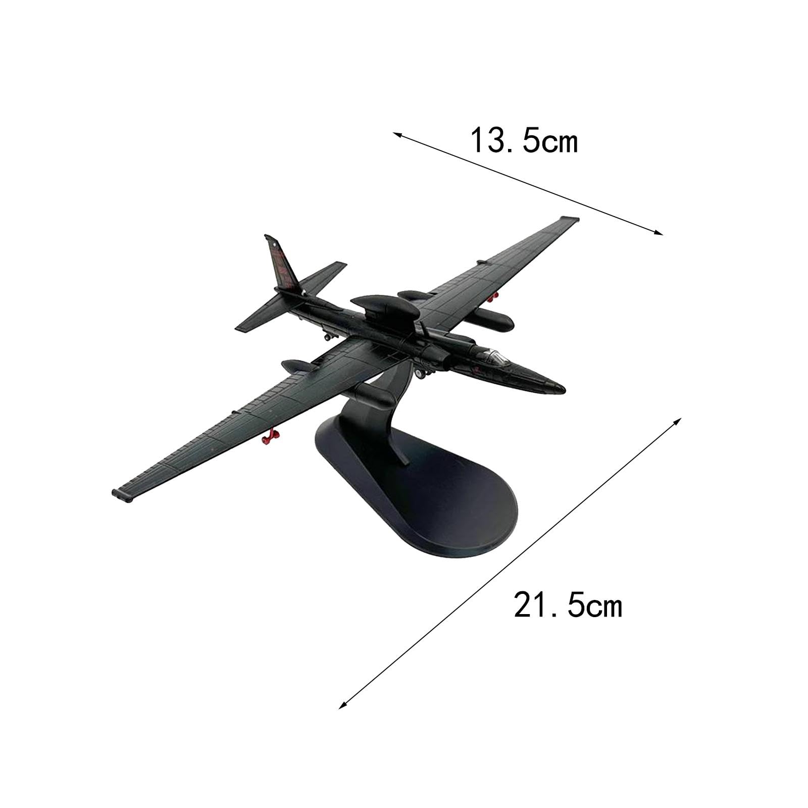 Modelo de Avión U-2R a Escala 1:144, Avión de de Aleación para Mueble de TV, Bar,