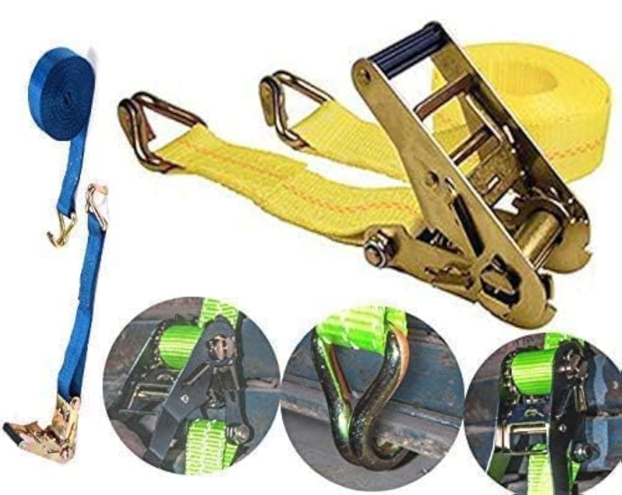 Heavy Duty Ratchet Strap, 10 Meter, 1500 Kg Capacity