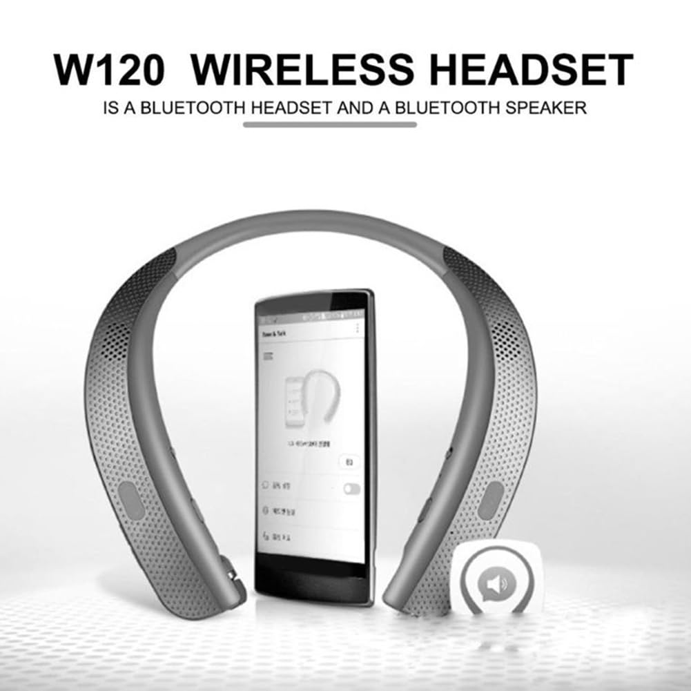 Auriculares Bluetooth EstéReo Banda para el Cuello Auriculares InaláMbricos con Altavoz para Deportes Ejercicio Juego Llamada