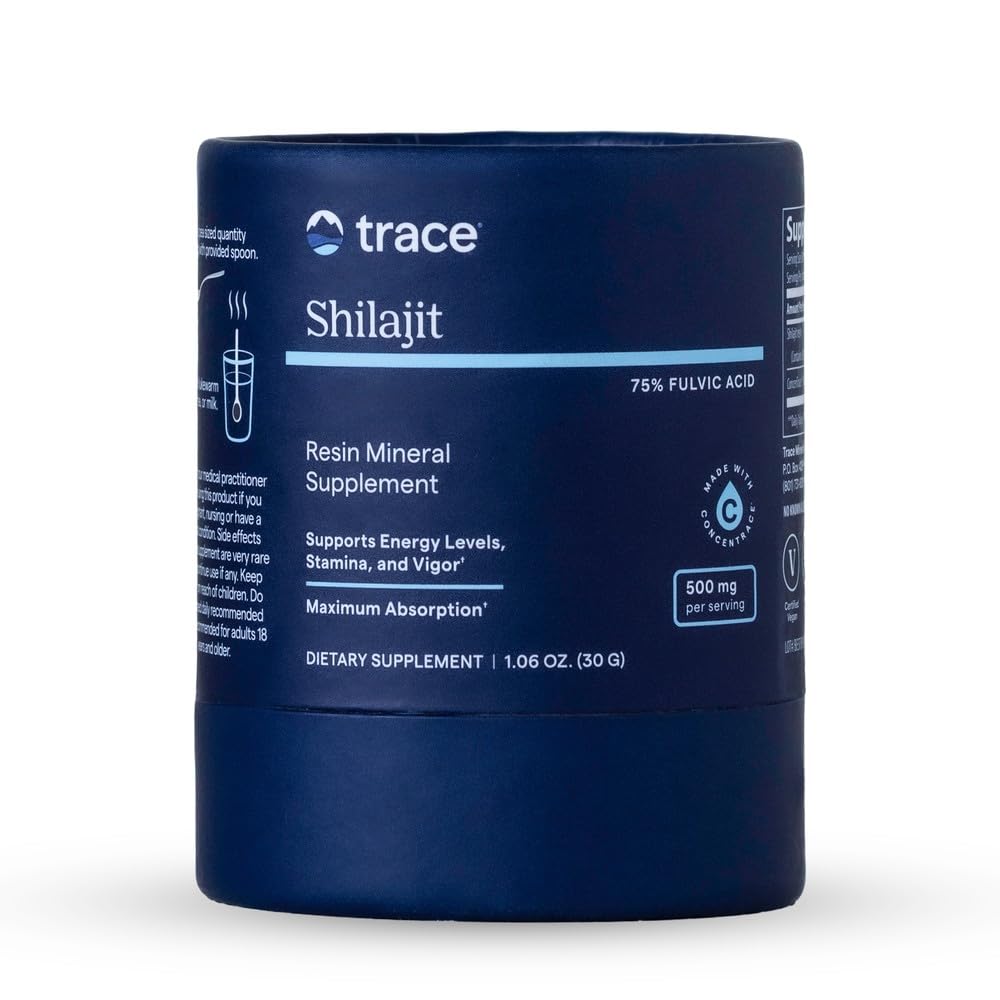 Trace Minerals Shilajit Resin with Fulvic Acid, 60 Servings