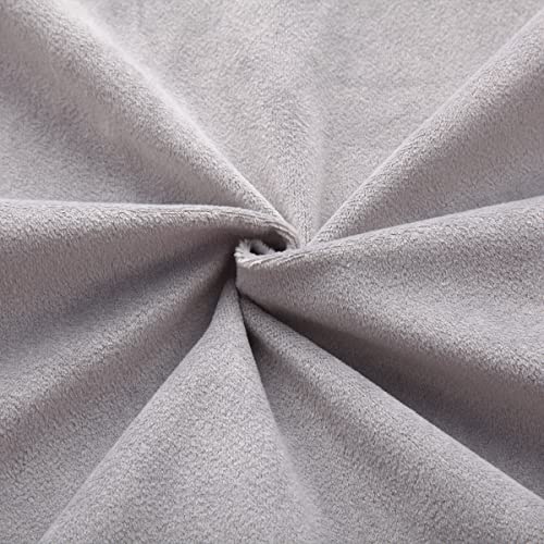 Idocolors Set di 2 Fodere per Cuscini con Volant