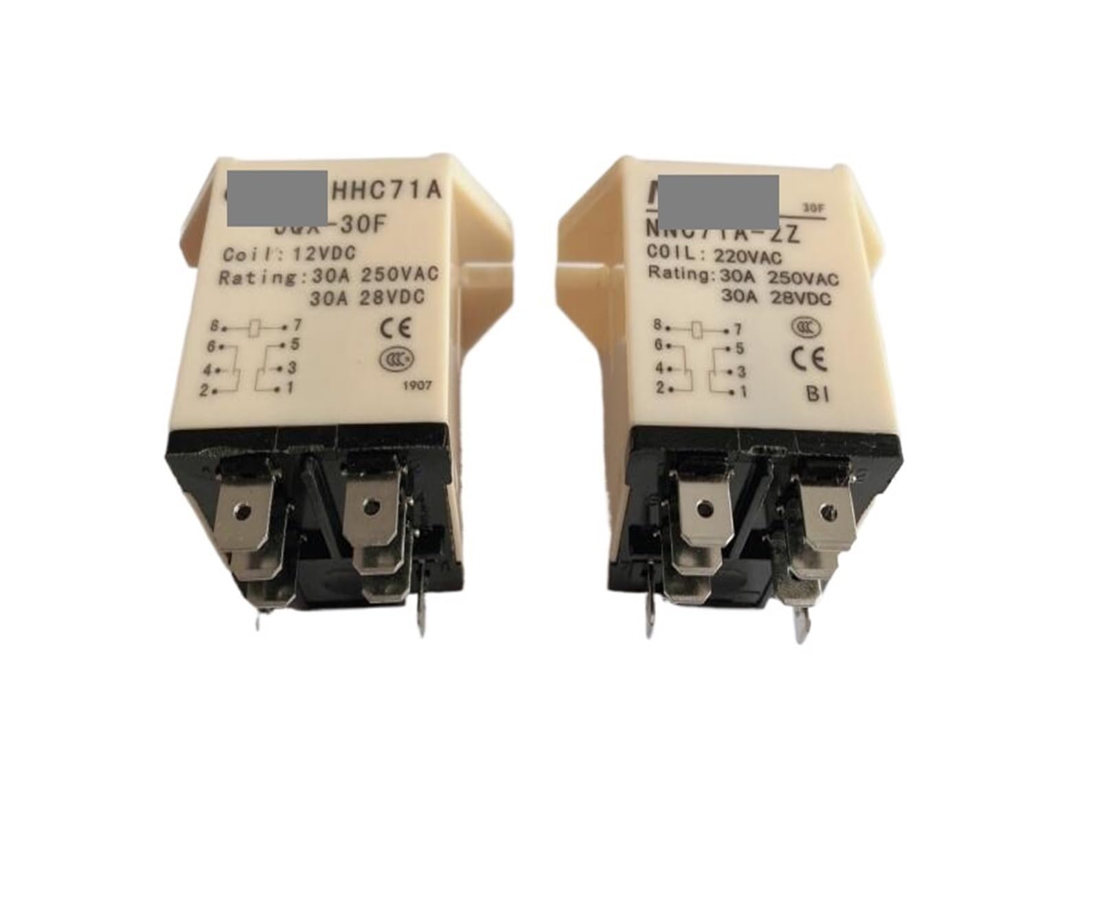 PKNVKZIDK 1pc Relay AC220V NNC71A-2Z / JQX-30F 2Z 30A power relay 8pin