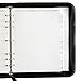 Day-Timer Undated Loose-Leaf Starter Set, Size 5, Avalon Simulated Leather, 8.5 x 11 Inch Page Size, Black (82831-01A)