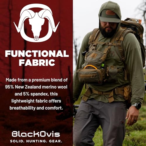 Venture Pullover Hoodie - Merino Lightweight Layer2