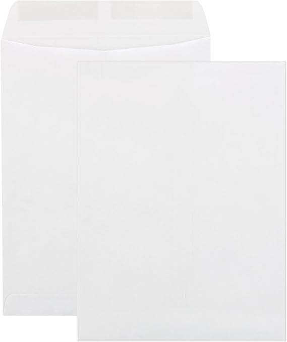 9 x 12 Catalog Envelopes (Open End) 50 per Pack Sturdy