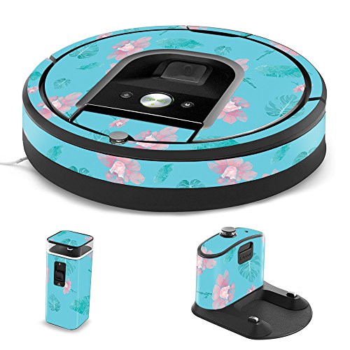 MightySkins Water Flowers Skin for iRobot Roomba 960
