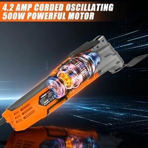 ENERTWIST 4.2 Amp Oscillating Multitool Kit with 33 PCS Accessories — photo 2 of 6