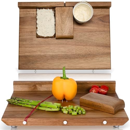 Adaptive One Handed Cutting Board With 10 Spikes – Ideal Gift for...